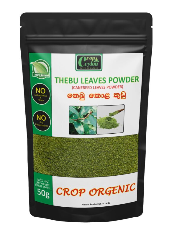 Cropceylon Thebu Leaf Powder – Natural Support for Blood Sugar Management