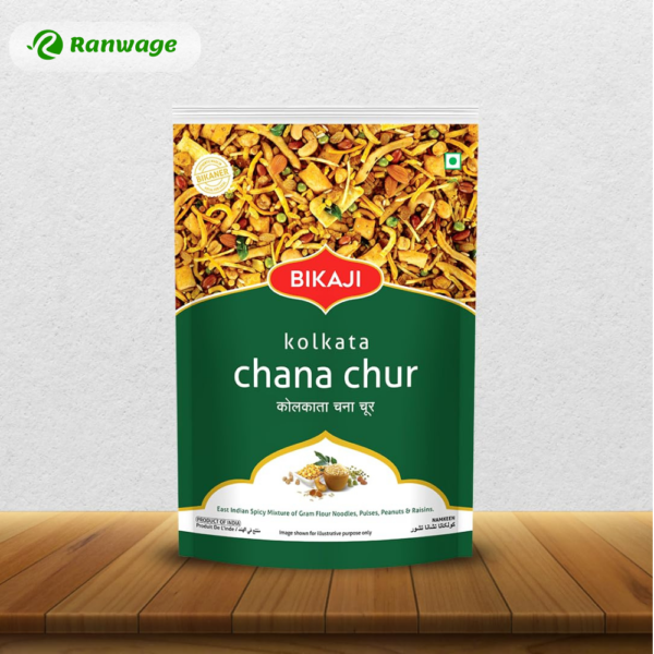 Bikaji Kolkata Chanachur - Spicy & Flavorful Mixture | Jhaal Chanachur | Authentic Kolkata Flavour | Exquisite Blend of Spices | Irresistibly Crunchy | 150g Pack