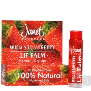 Janet Ayurveda Lip Balm Wild Strawberry 3.5g