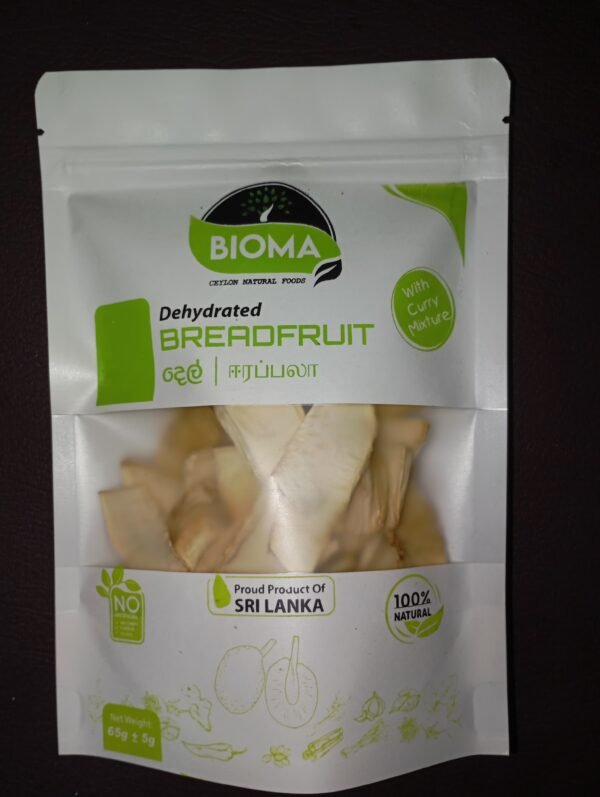 Dehydrated Breadfruit with curry mixture