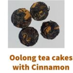Oolong tea cakes with cinnamon