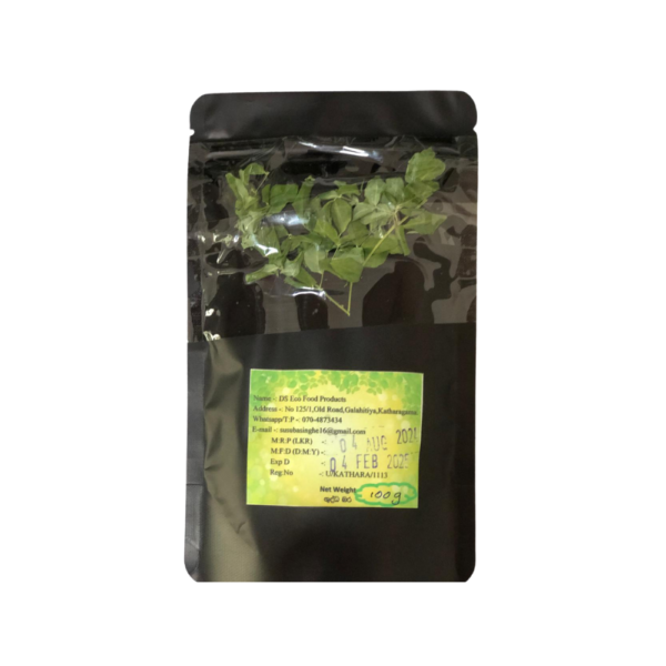 Moringa Powder/මුරුංගා කොල පවුඩර් - 100% Natural + Organic Herbal Powder - 100g - Image 2