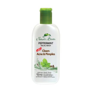 Nature`s Secrets Peppermint Face Wash -100ml - Image 2