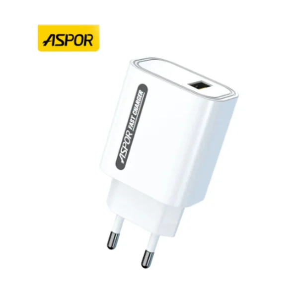 Aspor A803 18W Fast Charger QC 3.0 Adapter - 100% Authentic