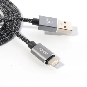 ASPOR Micro USB/Type C/Lightning Cable 1M - 3.1A Fast Charge - AC27, AC25, AC26 - 100% Authentic - Image 3