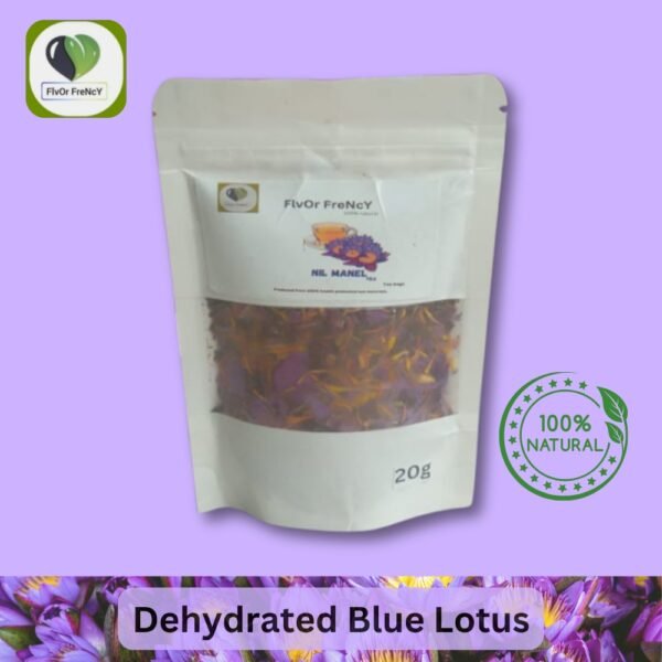 Dehydred Blue lotus flower