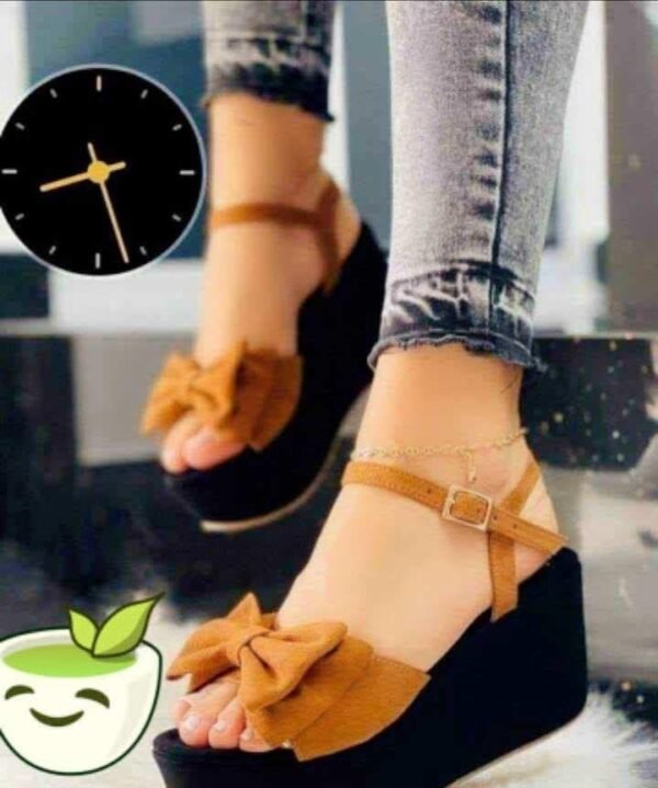 Butterfly wedges sandals/අඩි උස සෙරෙප්පු