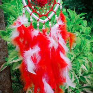 Nadee Collection Dream Catcher - 10 Cm Heart (Size) Valentine Gift