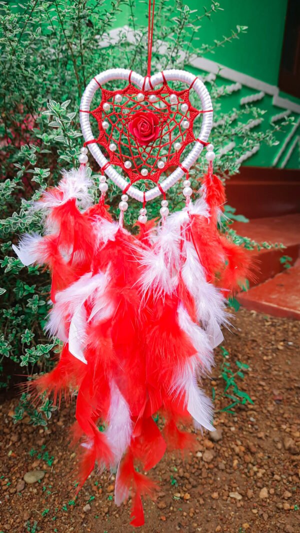 Nadee Collection Dream Catcher - 10 Cm Heart (Size) Valentine Gift - Image 2