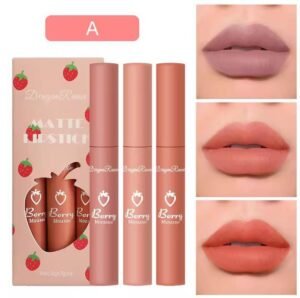 3 pcs mate lipstick set/ලිප්ස්ටික් සෙට් - Image 3