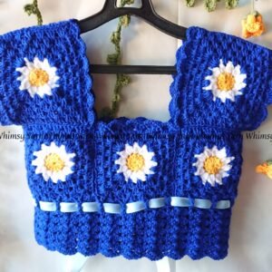 Crochet crop Top/ක්‍රොචට් ක්‍රොප් ටොප්