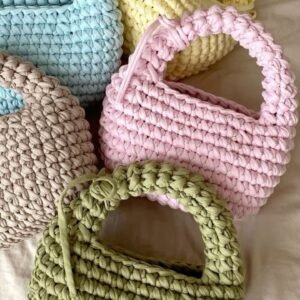 Crochet jelly Bag/ක්‍රොචට් ජෙලී බෑග්
