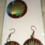 Coconut shell juwellery pack/පොල් කටු ජුවලරි සෙට්