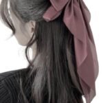 Korean Long hair bow/කොරියන් ලෝන්ග් හෙයාර් බෝ