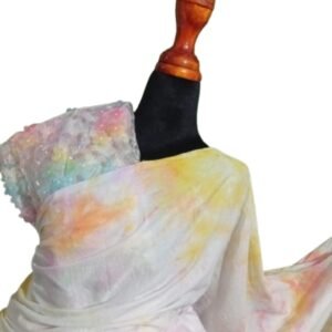 Voil meterial full saree/වොයිල් මැටීරියල් සාරි
