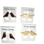 Coconut shell earrings /පොල් කටු කරාබු