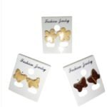 Coconut shell earrings /පොල් කටු කරාබු