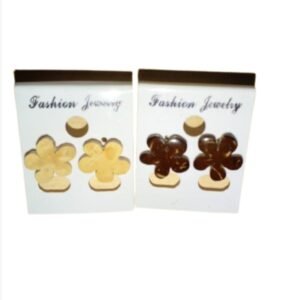 Coconut shell earrings /පොල් කටු කරාබු