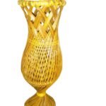 Coconut flakes flower vase/පොල් ඉරටු මල් වාස්