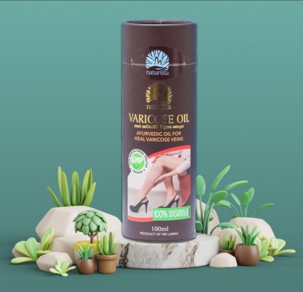 Naturista varicose oil/නහර ගැට ගැසීම වලකන තෙල් - Image 2