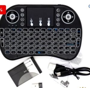 Wecart 2.4G wireless USB mini i8 Keyboard touch pad with Backlit/බැක්ලිට් - Image 3