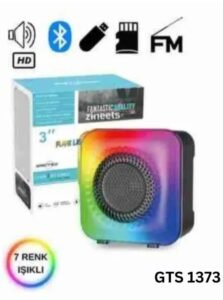 Gts 1373 Rgb Bluetooth portable Speaker/1373 Rgb බ්ලුටූත් පෝටබල් ස්පීකර් - Image 3