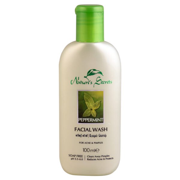 Nature's Secrets Face Wash Peppermint 100ml
