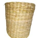 Weaving Pan Grass Dustbin (Panicum)- Handmade