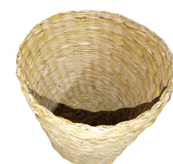 Weaving Pan Grass Dustbin (Panicum)- Handmade - Image 2