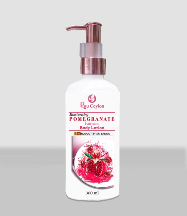 Pomegranate Body Lotion/දෙළුම් බොඩිලෝෂන් 100% Natural