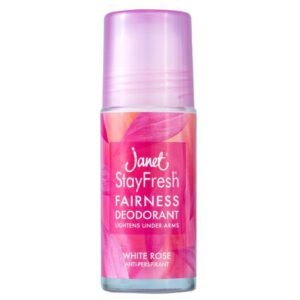 Janet Perfumed Deodorant, White Rose - 50ml - Image 2