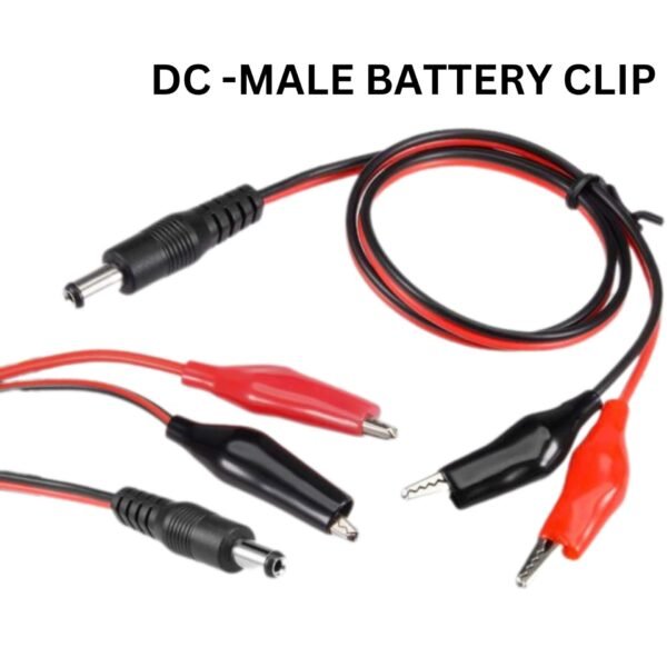 2.1mm×5.5mm 12v DC male jack/මේල් ජැක්