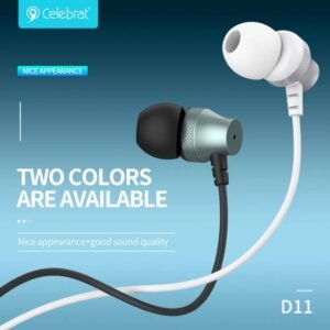 Celebrat D11 stereo Earphones /ඉයර් ෆෝන් - Image 3