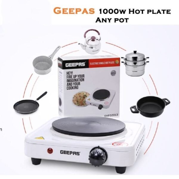 Geepas electric single Hot plate/සිංගල් හොට් ප්ලේට්