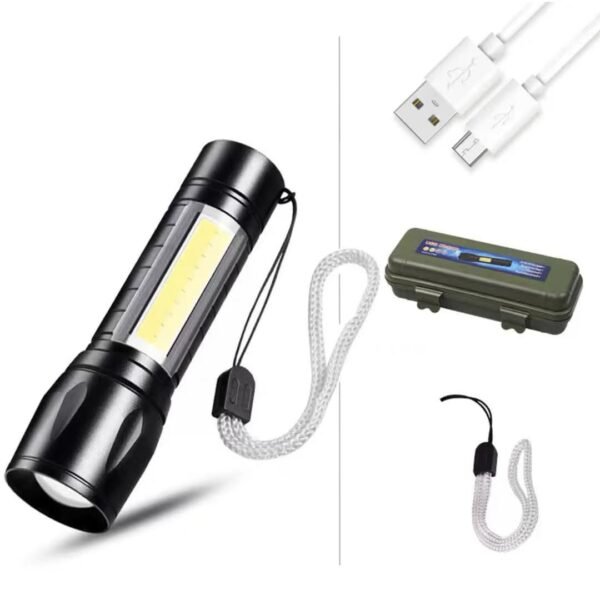 USB REACHARGEABLE FLASHLIGHT /රීචාජබල් ෆ්ලෑෂ් ලයිට්