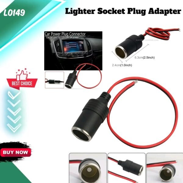 Lighter soket plug Adapter/සොකට් ප්ලග් ඇඩැප්ටරය