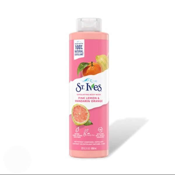 ST.Ives pink Lemon&Mandarin orange body wash/පින්ක් ලෙමන් මැන්ඩරීන් බොඩී වොෂ්