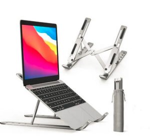 Ajustable Aluminium laptop stand/ලැප්ටොප් ස්ටෑන්ඩ් - Image 2