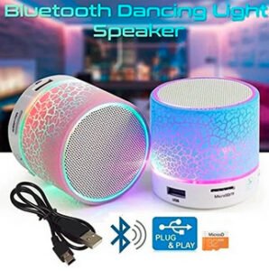 Bluetooth speaker with LED lights/බ්ලූටූත් ස්පීකර් ලයිට් සහිත - Image 4