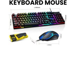 Tfv230 T wolf RGB GAMING keyboad and mouse kit/කීබෝඩ් සහ කීබෝඩ් - Image 2