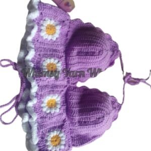 Crochet bralette top/ක්‍රොචට් බ්‍රැලෙට් ටොප්