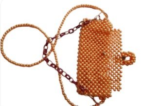 Beaded hand Bag/පබළු හෑන්ඩ් බෑග් - Image 3