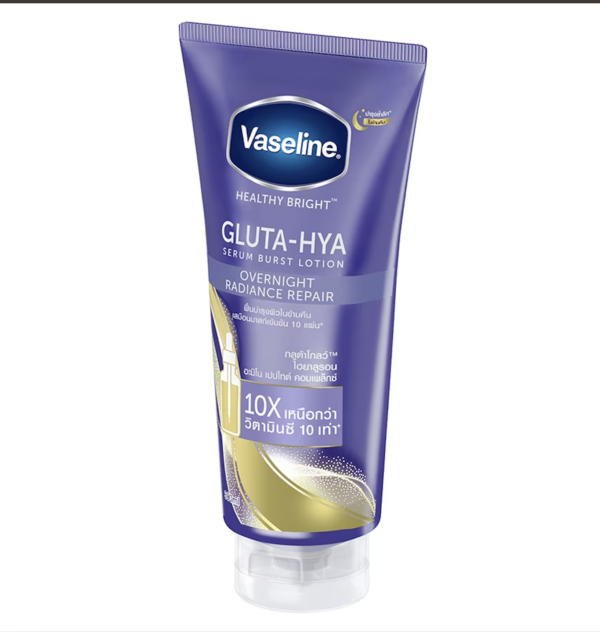 Vaseline Gluta Hya over Night lotion/ග්ලූටා හයර් ඕවර් නයිට් ලෝෂන්