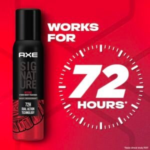 AXE Signature Intense Strong Woody Fragrance Body Deodorant (122ml) - Image 3