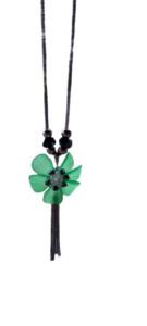 Flowers design Necklace /නෙක්ලස් - Image 3