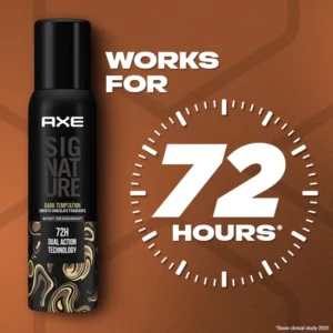 AXE Signature Dark Temptation Smooth Chocolate Fragrance Body Deodorant (122ml) - Image 2