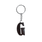 Coconut Shell Key Tag Letter