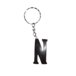 Coconut Shell Key Tag Letter