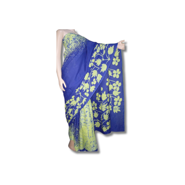 Hand made batik saree/බතික් සාරි