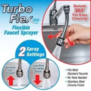 Turbo Flex – Flexible Faucet Sprayer - Image 3